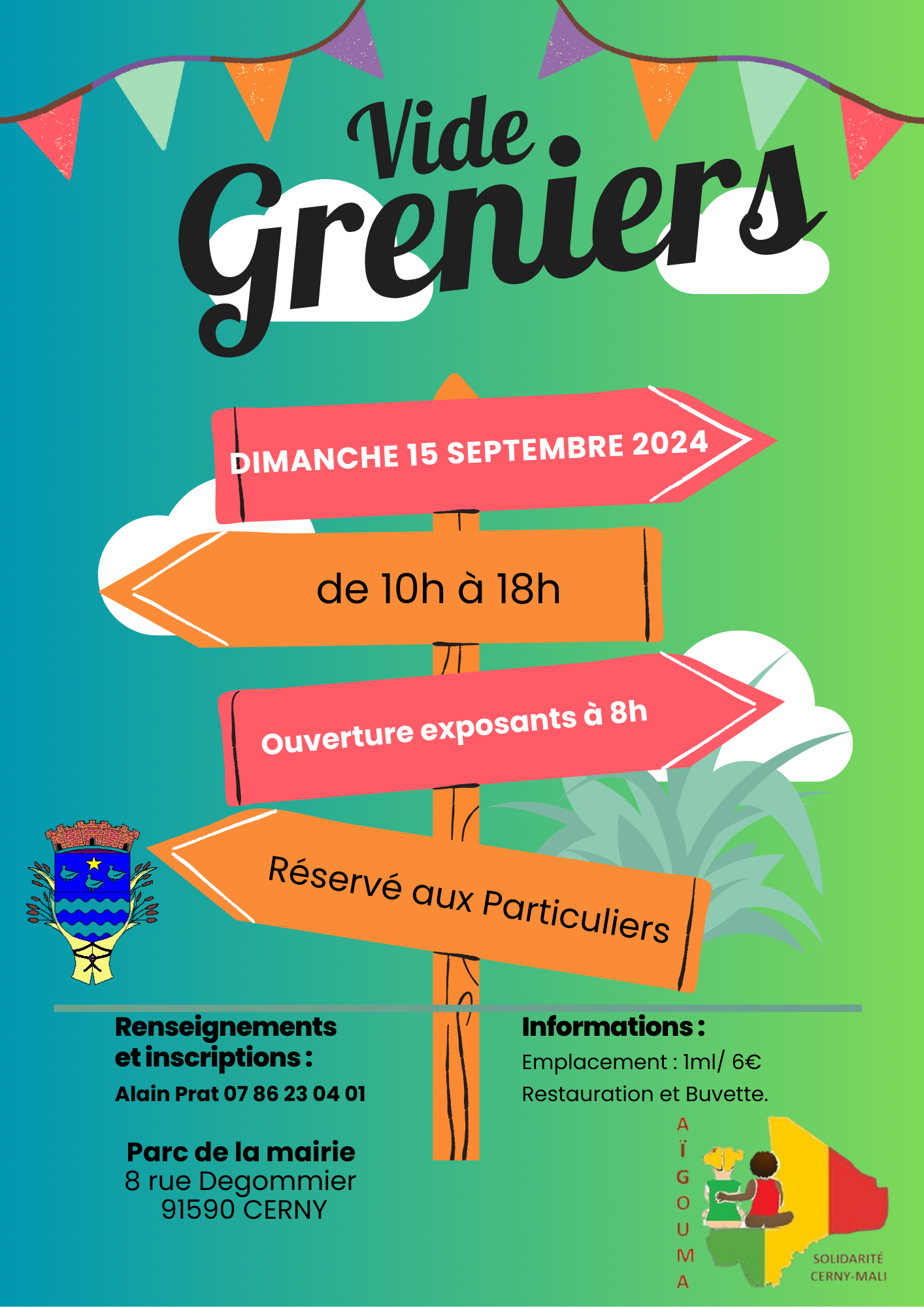 Vide Grenier Cerny 15septembre2024
